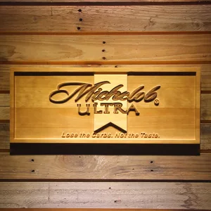 Michelob Ultra Wood Sign