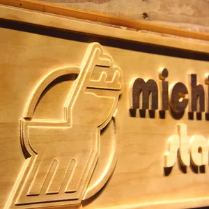 Michigan Stags Wood Sign - Legacy Edition