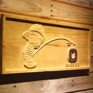 Michigan Wolverines Calvin vs Buckeyes Wood Sign