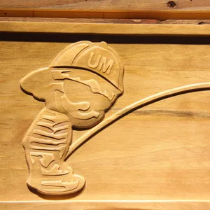 Michigan Wolverines Calvin vs Buckeyes Wood Sign