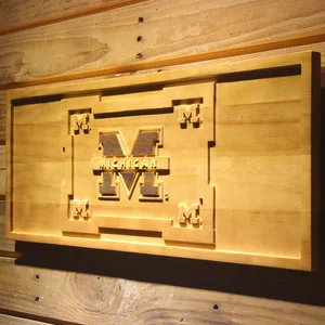 Michigan Wolverines Wood Sign - Legacy Edition