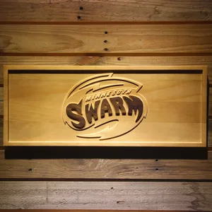 Minnesota Swarm Wood Sign - Legacy Edition