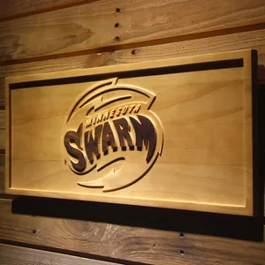 Minnesota Swarm Wood Sign - Legacy Edition
