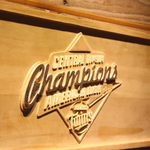 Minnesota Twins 2006 American League Central Division Champions Wood Sign - Legacy Edition