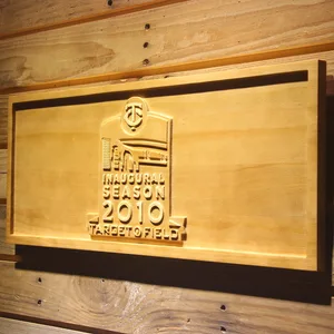 Minnesota Twins 2010 Target Field Inaugural Season  Wood Sign - Legacy Edition