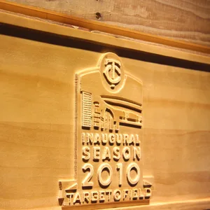 Minnesota Twins 2010 Target Field Inaugural Season  Wood Sign - Legacy Edition