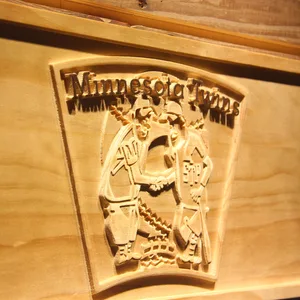 Minnesota Twins 4 Wood Sign