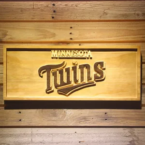 Minnesota Twins 7 Wood Sign - Legacy Edition
