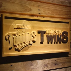 Minnesota Twins Wood Sign
