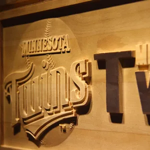 Minnesota Twins Wood Sign