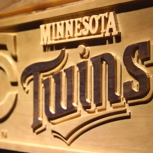 Minnesota Twins Wood Sign