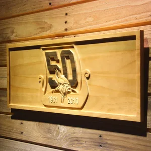Minnesota Vikings 50th Anniversary Logo Wood Sign - Legacy Edition