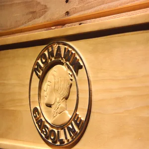 Mohawk Gasoline Wood Sign