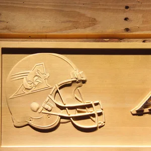 Montreal Alouettes Helmet Wood Sign