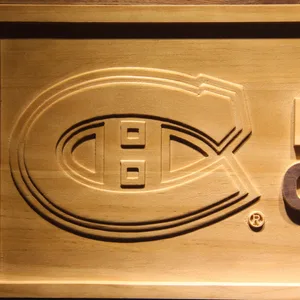 Montreal Canadiens Wood Sign