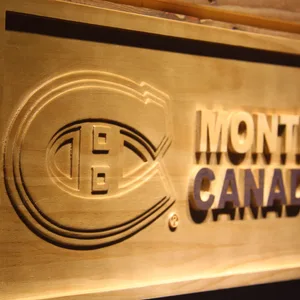 Montreal Canadiens Wood Sign