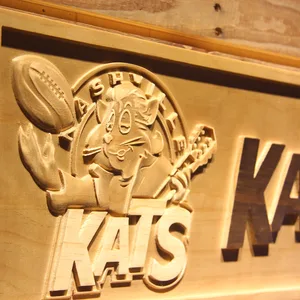 Nashville Kats Wood Sign - Legacy Edition