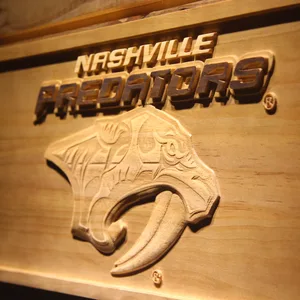 Nashville Predators Wood Sign