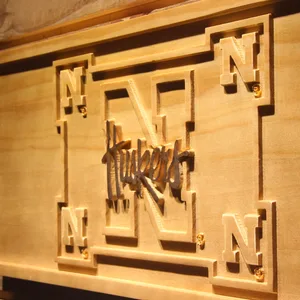 Nebraska Huskers Wood Sign - Legacy Edition