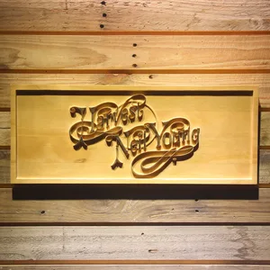Neil Young Harvest Wood Sign