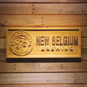 New Belgium Brewing Company Wood Sign