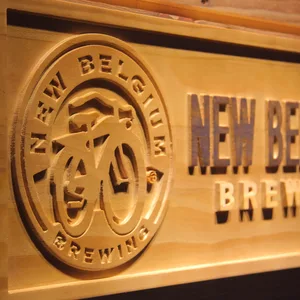 New Belgium Brewing Company Wood Sign