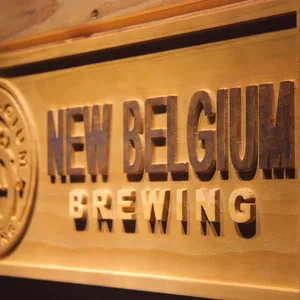 New Belgium Brewing Company Wood Sign