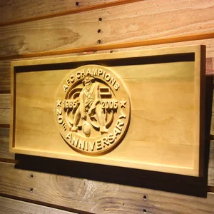 New England Patriots AFC Championship 20th Anniversary Wood Sign - Legacy Edition