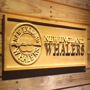 New England Whalers Wood Sign - Legacy Edition