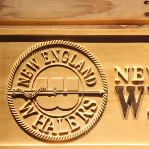 New England Whalers Wood Sign - Legacy Edition