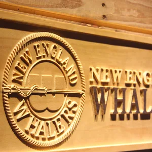 New England Whalers Wood Sign - Legacy Edition