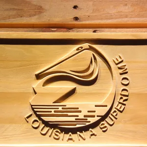 New Orleans Saints 1975-2005 Louisiana Superdome Wood Sign - Legacy Edition