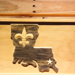 New Orleans Saints 2000-2005 Wood Sign - Legacy Edition