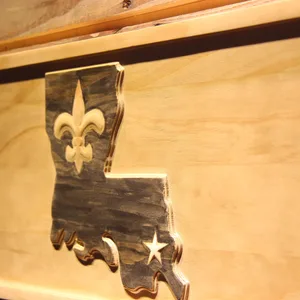 New Orleans Saints 2000-2005 Wood Sign - Legacy Edition