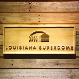 New Orleans Saints 2007-2010 Louisiana Superdome Wood Sign - Legacy Edition