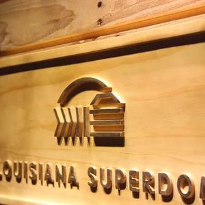 New Orleans Saints 2007-2010 Louisiana Superdome Wood Sign - Legacy Edition