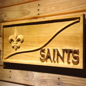 New Orleans Saints Split Wood Sign