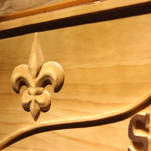 New Orleans Saints Split Wood Sign