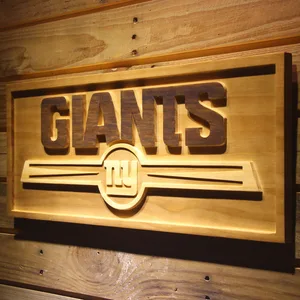 New York Giants Wood Sign