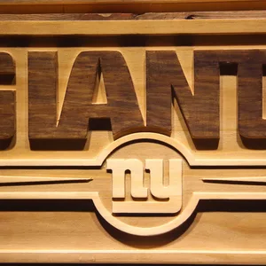 New York Giants Wood Sign