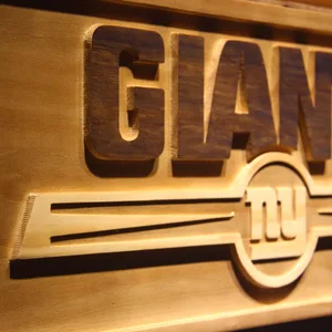 New York Giants Wood Sign