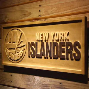 New York Islanders Wood Sign