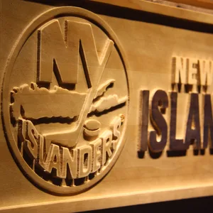 New York Islanders Wood Sign