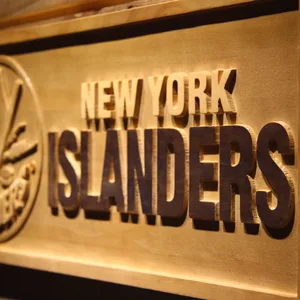New York Islanders Wood Sign