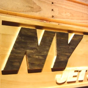 New York Jets NY Wood Sign