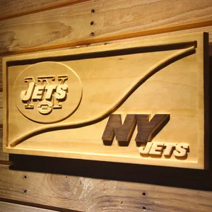 New York Jets Split Wood Sign