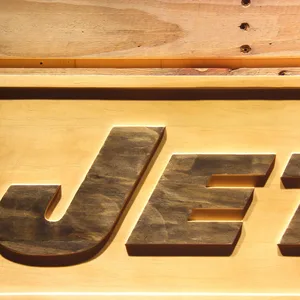 New York Jets Text Wood Sign