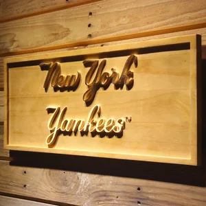 New York Yankees 3 Wood Sign