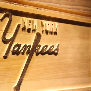 New York Yankees 4 Wood Sign