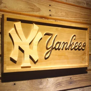 New York Yankees 6 Wood Sign